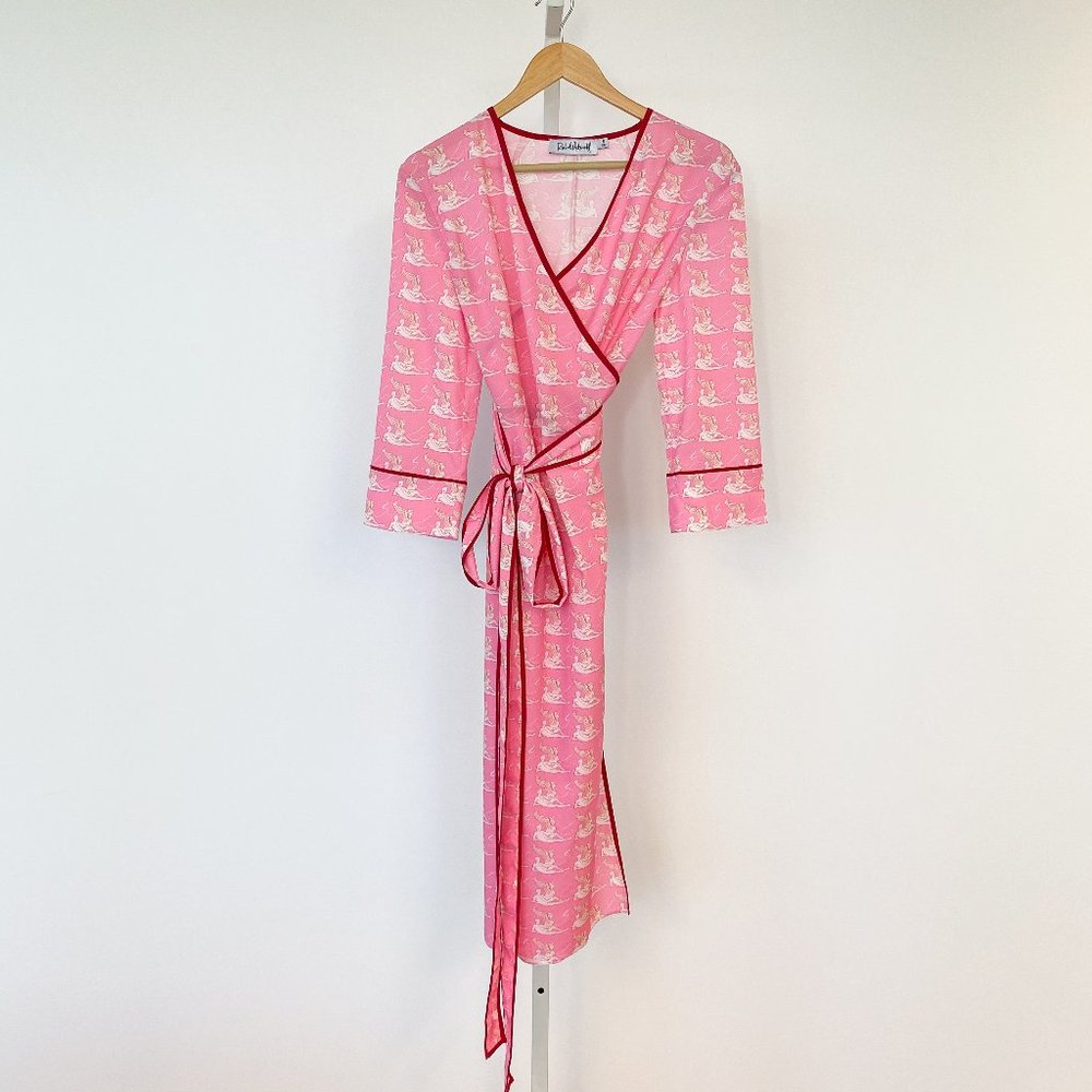 Rachel Antonoff Pink Willow Wrap Dress